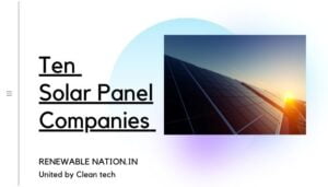 Solar Panel Manufacturers india