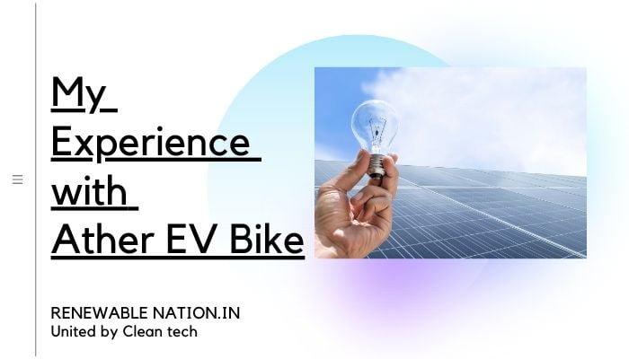 My Experience With Ather EV Bike