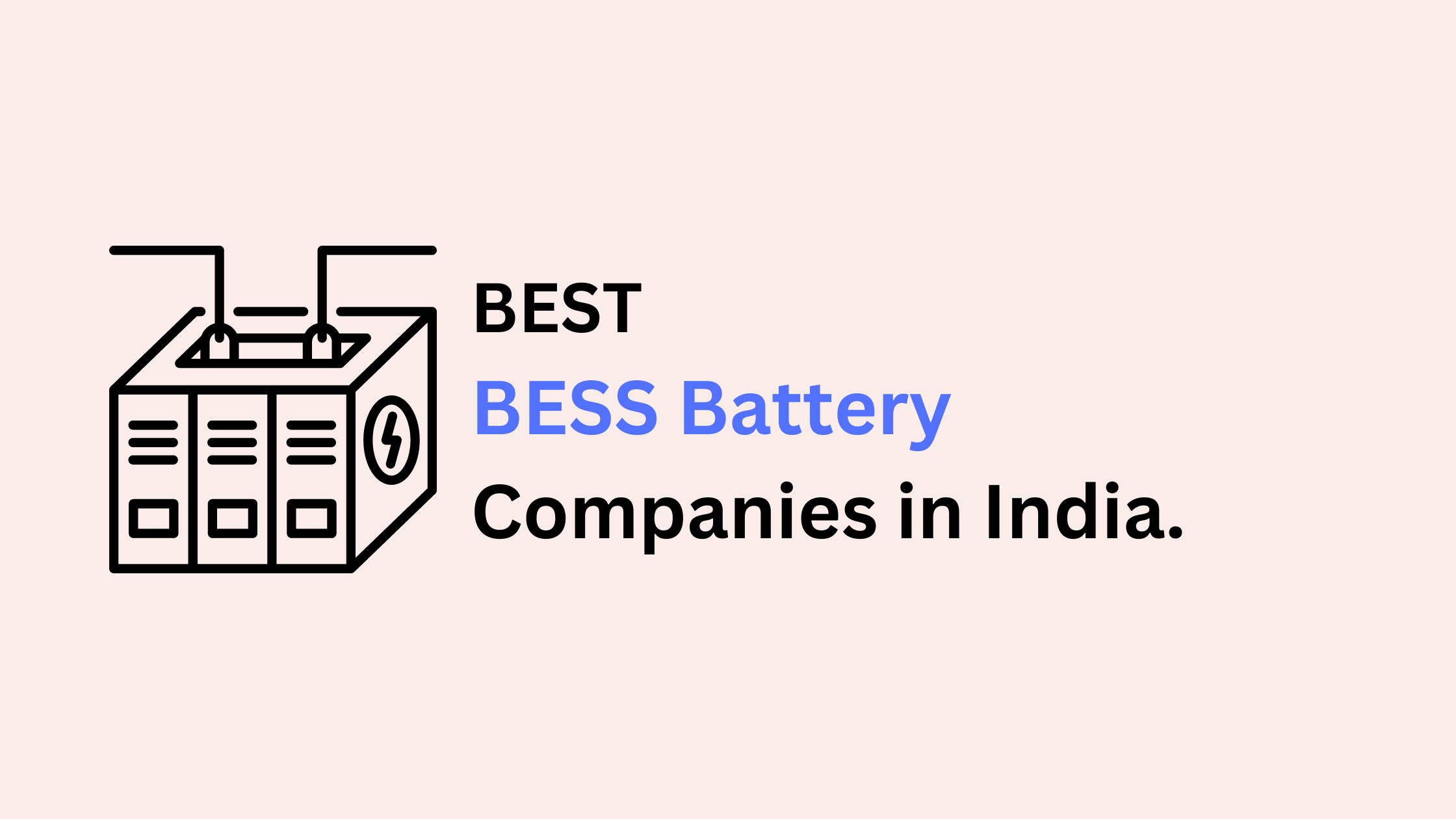 Best BESS companies in India