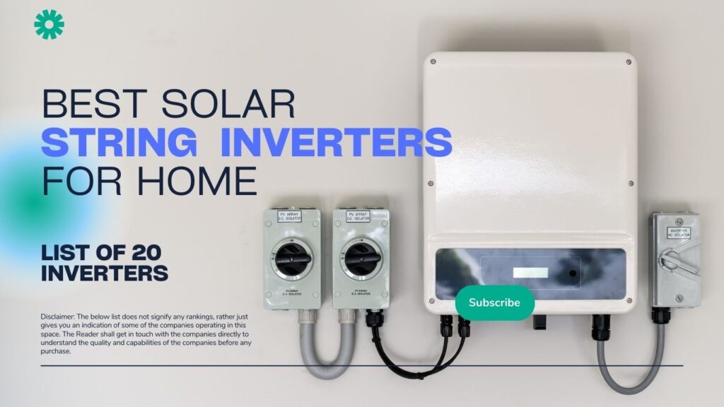 Best Solar String Inverters in India