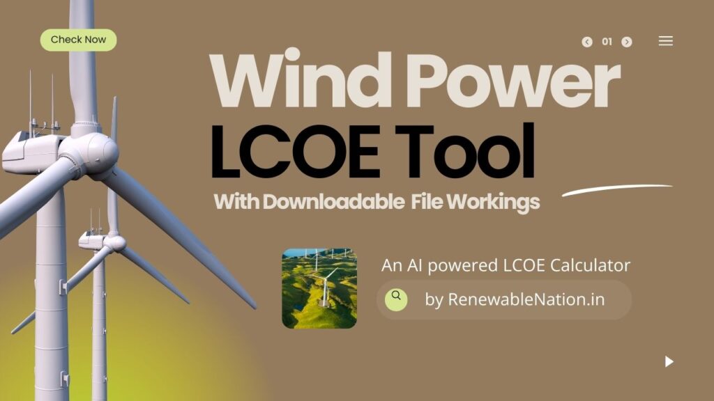 Wind LCOE Tool Powered by AI